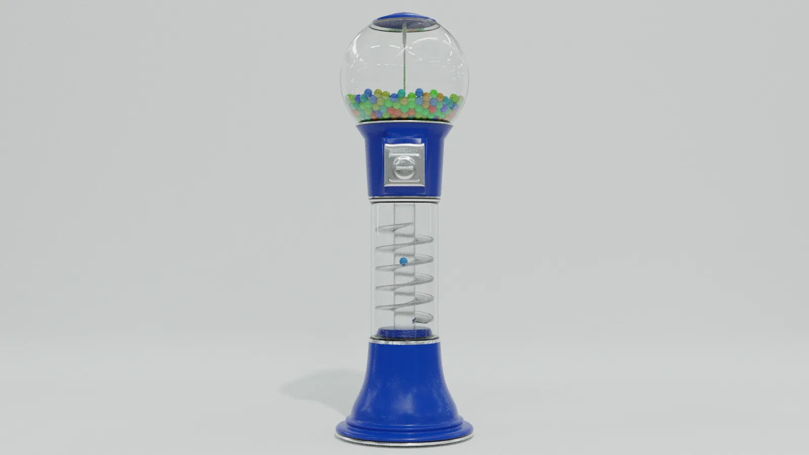 Gumball machine: 3D render by Jaime Gonzalez Jr
